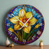 Daffodil Suncatcher Effect Clock